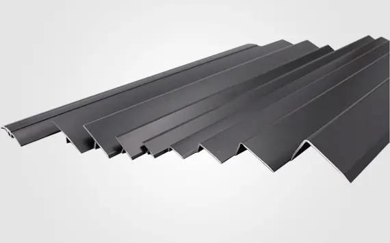 Aluminum U-channel edge trim for 18mm plywood