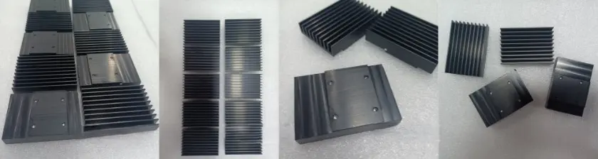 Large scale industrial aluminum heat sink for power inverters
