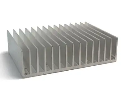 Large scale industrial aluminum heat sink for power inverters