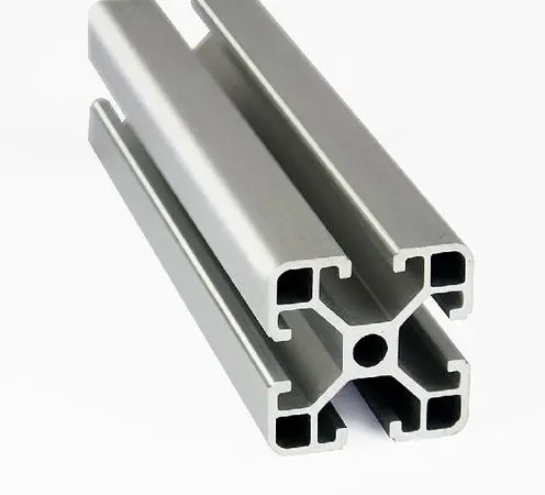 Custom aluminum extrusions with black anodized finish
