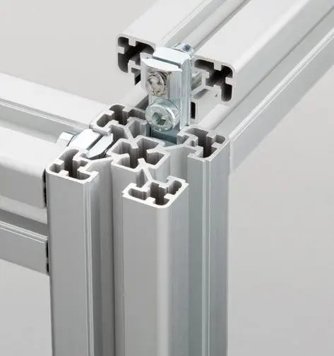 Custom aluminum extrusions with black anodized finish