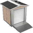 Autonomous inspection robot shelter