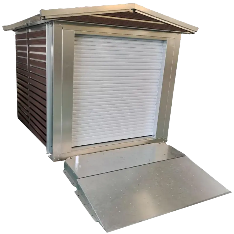 Autonomous inspection robot shelter