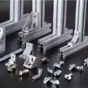 Аксессуары и соединители для промышленных алюминиевых профилей | Высокоточные комплектующие с Т-пазом и V-пазом