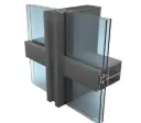 Customizable Aluminum Curtain Wall for Commercial Building Exteriors