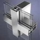 Profil Dinding Tirai Aluminium Pemutus Terma | Sistem Fasad Kaca Aloi 6063-T5 | Bingkai Aluminium Seni Bina