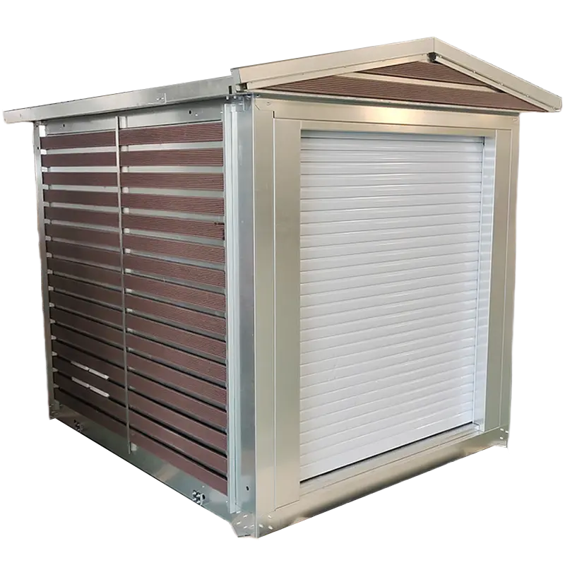 Integrated Outdoor Robot Charging Station  Weatherproof Robotic Workstation